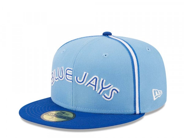 New Era Toronto Blue Jays Powder Blues Sky Throwback Two Tone Edition 59Fifty Fitted Cap