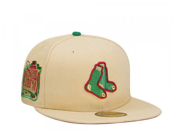 New Era Boston Red Sox All Star Game 1999 Vegas Gold Metallic Elite Edition 59Fifty Fitted Cap