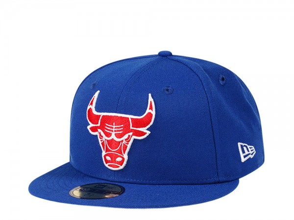 New Era Chicago Bulls Royal Blue Pop Edition 59Fifty Fitted Cap