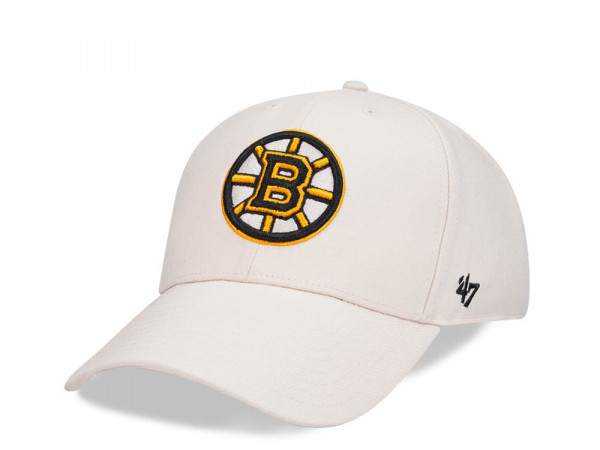 47Brand Boston Bruins Natural MVP Snapback Cap