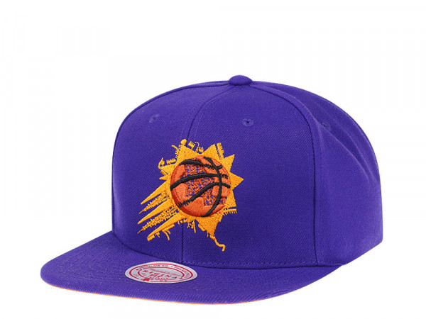 Mitchell & Ness Phoenix Suns NBA Embroidery Glitch Hardwood Classic Snapback Cap