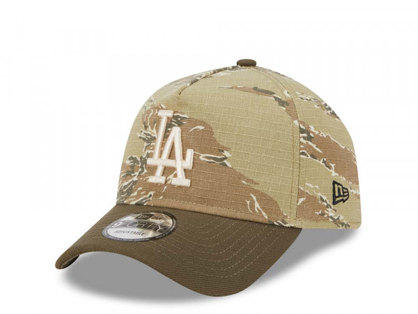 New Era Los Angeles Dodgers Tiger Camo Two Tone 9Forty A Frame Snapback Cap