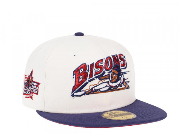 New Era Buffalo Bisons All Star Game 2012 Cream Metallic Prime Edition 59Fifty Fitted Cap