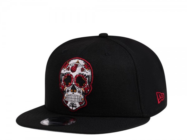 New Era Miami Heat Skull Edition 9Fifty Snapback Cap