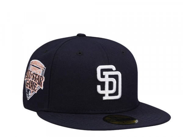 New Era San Diego Padres All Star Game 1992 Navy Peach Edition 59Fifty Fitted Cap