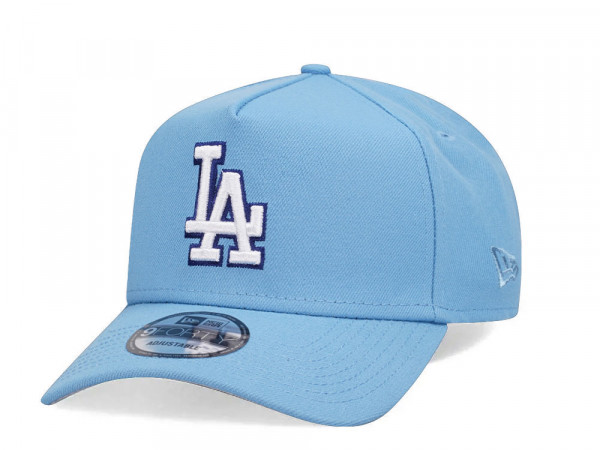 New Era Los Angeles Dodgers Sky Blue Classic Edition 9Forty A Frame Snapback Cap
