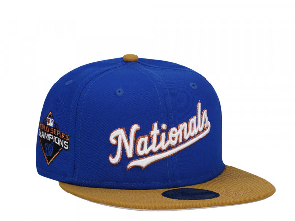 New Era Washington Nationals World Series Champions 2019 Copper Prime Two Tone Edition 59Fifty Fitted Cap