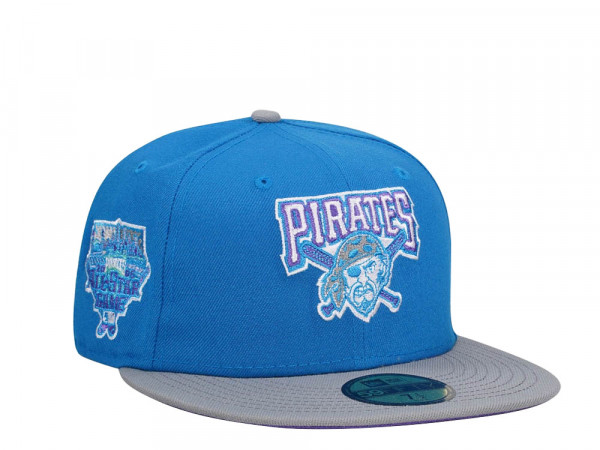 New Era Pittsburgh Pirates All Star Game 2006 Steel Blue Purple Two Tone Edition 59Fifty Fitted Cap