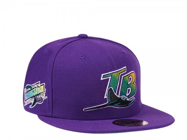 New Era Tampa Bay Rays Inaugural Season 1998 Color Flash Edition 59Fifty Fitted Cap