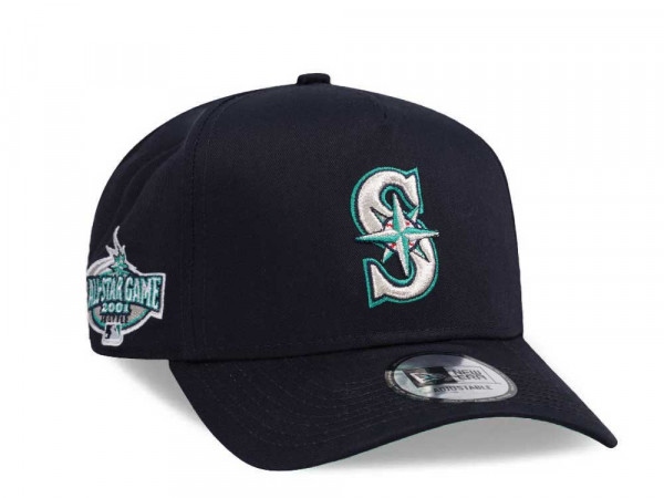 New Era Seattle Mariners All Star Game 2001 Navy Throwback Edition 9Forty A Frame Snapback Cap