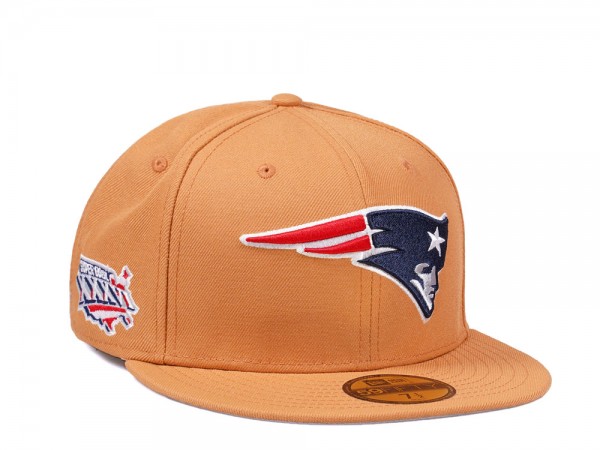 New Era New England Patriots Super Bowl XXXVI Golden Memories Collection 59Fifty Fitted Cap