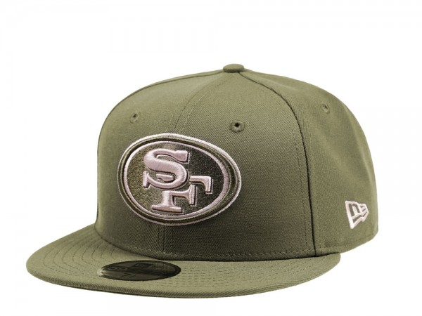 New Era San Francisco 49ers Army Green Edition 59Fifty Fitted Cap