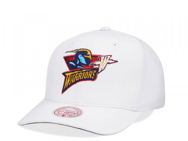 Mitchell & Ness Golden State Warriors All in Pro White Snapback Cap