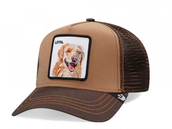 Goorin Bros Loyal Dog Brown Trucker Snapback Cap
