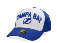 Starter Tampa Bay Lightning Penalty Curved Trucker Snapback Cap
