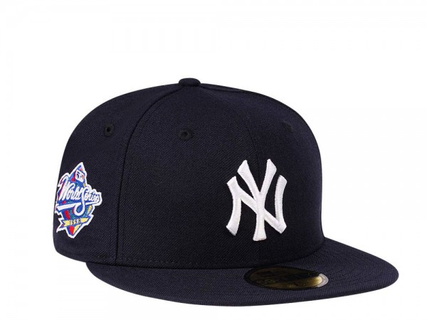 New Era New York Yankees World Series 1998 Navy and Pink Edition 59Fifty Fitted Cap