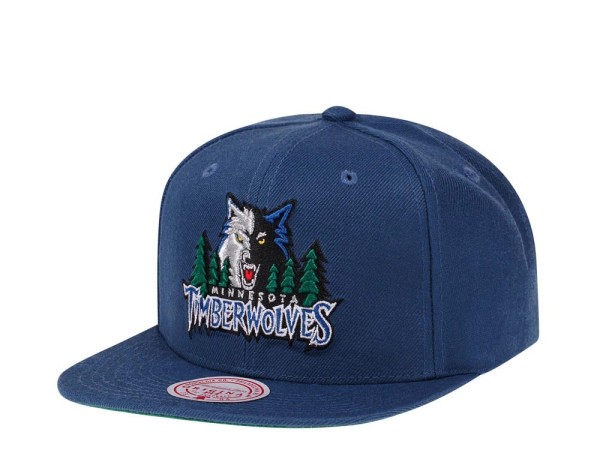Mitchell & Ness Minnesota Timberwolves Hardwood Classics Snapback Cap
