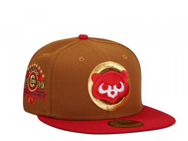 New Era Chicago Cubs All Star Game 1990 Prime Gold Two Tone Throwback Edition 59Fifty Fitted Cap