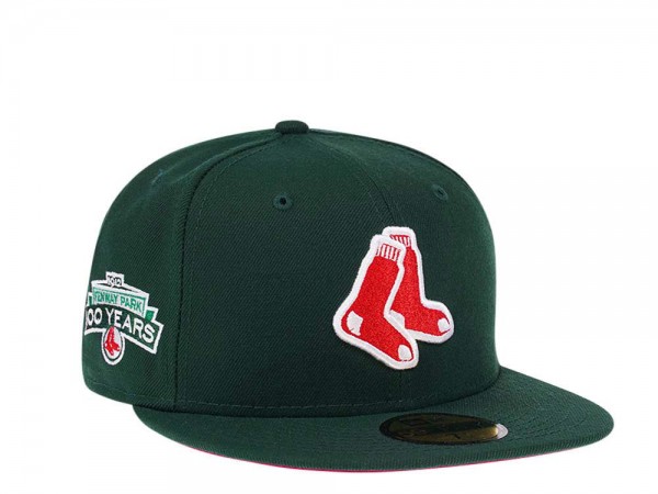 New Era Boston Red Sox 100 Years Fenway Park Green Prime Edition 59Fifty Fitted Cap