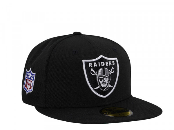 New Era Las Vegas Raiders Black Throwback Prime Edition 59Fifty Fitted Cap