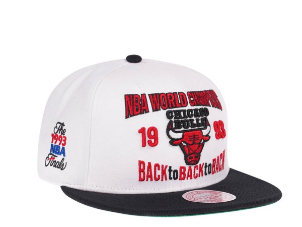 Mitchell & Ness Chicago Bulls Back to 93 White Snapback Cap