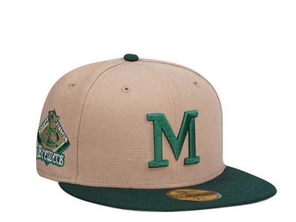 New Era Milwaukee Brewers County Stadium Colorflip Two Tone Edition 59Fifty Fitted Cap