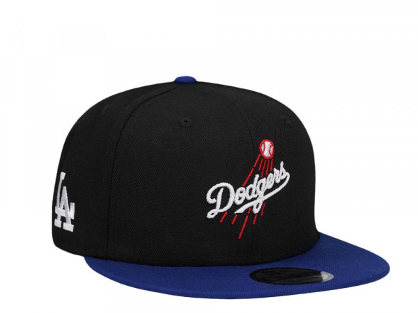 New Era Los Angeles Dodgers Black Royal Blue Two Tone Edition 9Fifty Snapback Cap