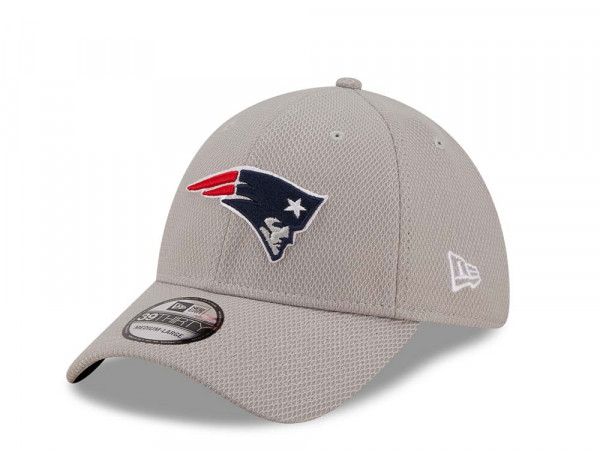 New Era New England Patriots Diamond Era Gray 39Thirty Stretch Cap