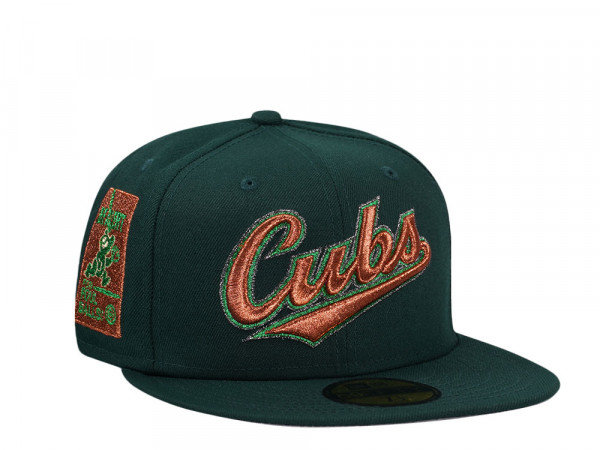 New Era Chicago Cubs Foul Balls Green Copper Prime Edition 59Fifty Fitted Cap