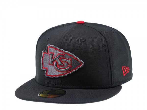 New Era Kansas City Chiefs Grey Action Edition 59Fifty Fitted Cap