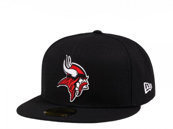 New Era Minnesota Vikings Black Crimson Collection 59Fifty Fitted Cap