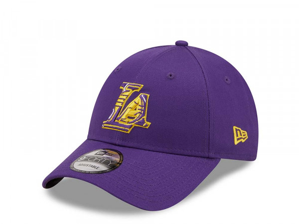 New Era Los Angeles Lakers Team Logo Infill 9Forty Strapback Cap