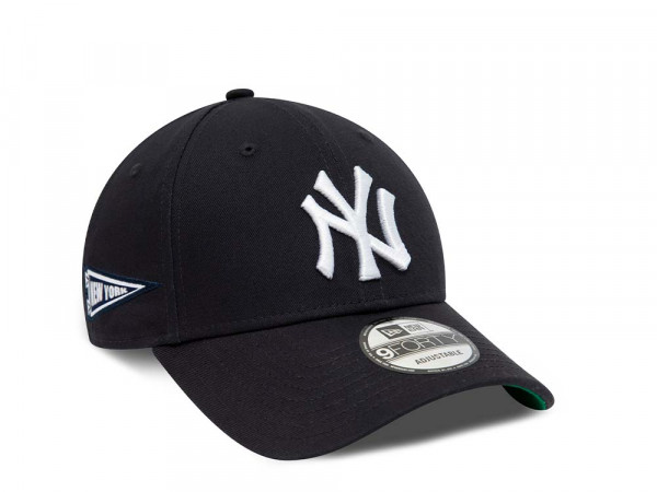 New Era New York Yankees Team Side Patch 9Forty Strapback Cap