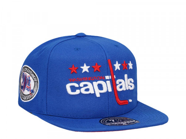 Mitchell & Ness Washington Capitals 20th Anniversary Vintage Edition Dynasty Fitted Cap