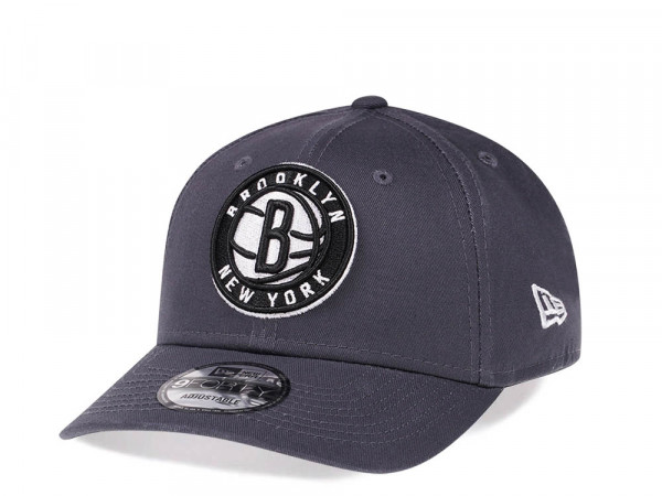 New Era Brooklyn Nets Gray Essential 9Forty Strapback Cap