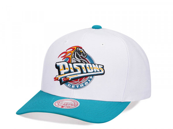 Mitchell & Ness Detroit Pistons Team Two Tone 2.0 Pro Snapback Cap