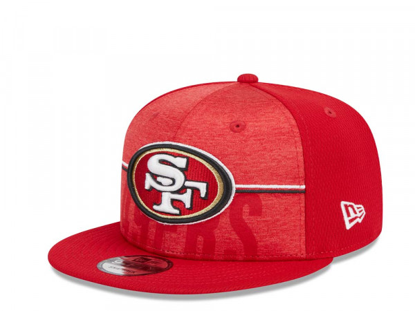 New Era San Francisco 49ers NFL Training Camp 23 Red 9Fifty Snapback Cap