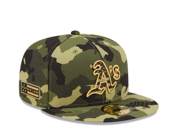 New Era Oakland Athletics Armed Forces Day 2022 59Fifty Fitted Cap