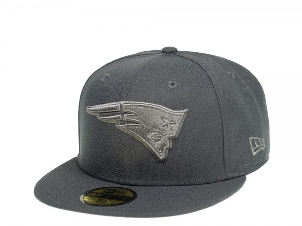 New Era New England Patriots Graphite Edition 59Fifty Fitted Cap