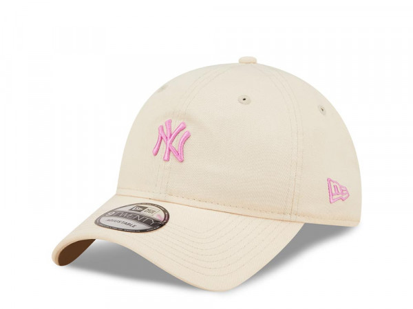 New Era New York Yankees Mini Logo Stone 9Twenty Strapback Cap