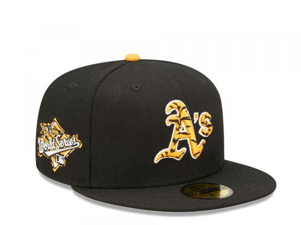 New Era Oakland Athletics Tiger Infill 1989 World Series 59Fifty Fitted Cap