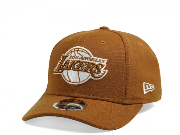 New Era Los Angeles Lakers Toasted Peanut Edition 9Fifty Stretch Snapback Cap