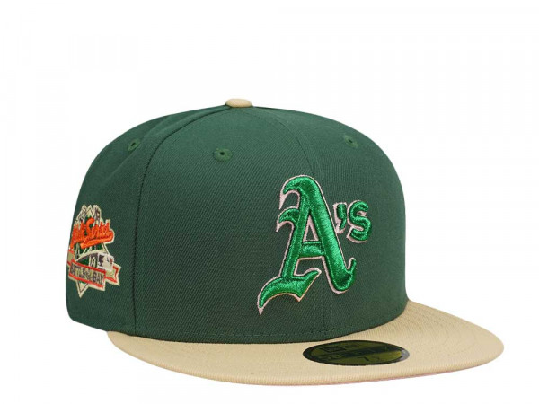 New Era Oakland Athletics World Series 1989 Blush Metallic Two Tone Edition 59Fifty Fitted Cap
