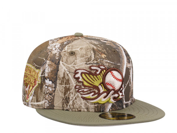New Era Gwinnett Stripers Real Tree Fishing Two Tone Edition 59Fifty Fitted Cap