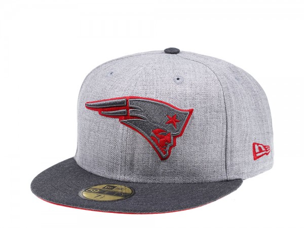 New Era New England Patriots Heather Prime Edition 59Fifty Fitted Cap