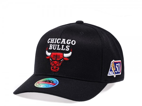 Mitchell & Ness Chicago Bulls NBA 50th Anniversary Edition Red Line Flex Snapback Cap