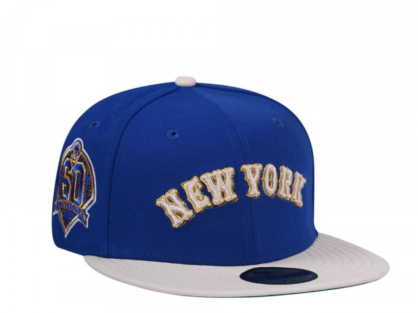 New Era New York Mets 60th Anniversary Seashore Copper Two Tone Edition 59Fifty Fitted Cap