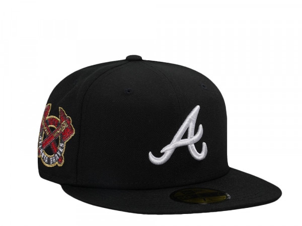 New Era Atlanta Braves Classic Black Prime Edition 59Fifty Fitted Cap