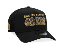 New Era San Francisco 49ers Black and Gold Classic Edition Trucker A Frame 9Forty Cap