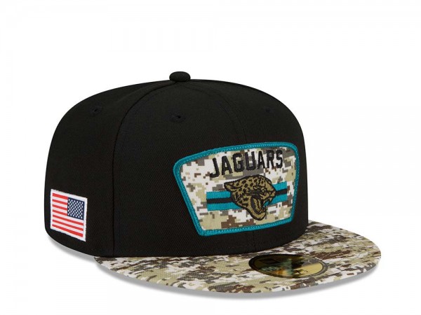 New Era Jacksonville Jaguars Salute to Service 21 59Fifty Fitted Cap